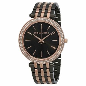 Michael Kors Women's 'Darci' Crystal Two Tone Watch