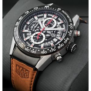 Tag Heuer Carrera Calibre Heuer 01 Skeleton Dial Watch 