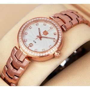 TAG Heuer Link Lady Rosegold-Diamond Bezel Watch in pakistan