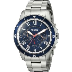 Fossil Mens FS5238 Grant Sport Chronograph Stainless Steel Watch