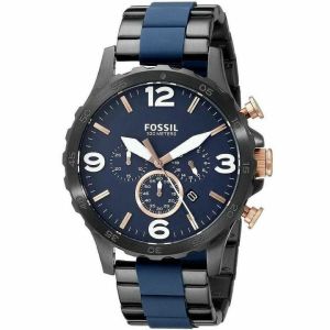 Fossil Nate Chronograph Blue Dial Men's Watch