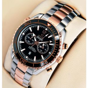 Omega Seamaster Planet Ocean Chronograph Two Tone Watch price