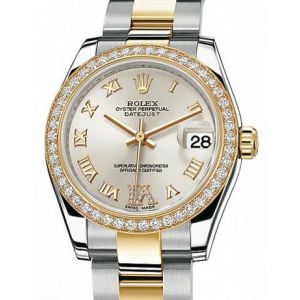 Rolex Lady Datejust Diamond Bezel Two Tone Watch in pakistan
