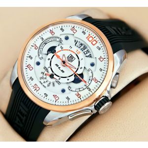 Tag Heuer Grand Carrera Mercedes Benz SLS White Dial Watch in pakistan