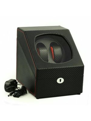 Wooden Watch Winder Box Black Color in pakistan