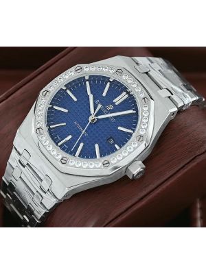 Audemars Piguet Royal Oak Blue Dial Diamond  Watch