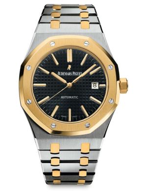 Audemars Piguet Royal Oak Two Tone Black  Dial Watch