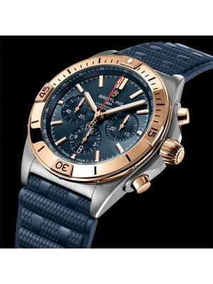 Breitling Chronomat B01 Blue Mens Watch