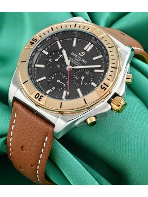 Breitling Chronomat B01 Brown Straps Watch