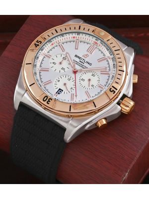 Breitling Chronomat B01 Chronograph Silver Dial Watch