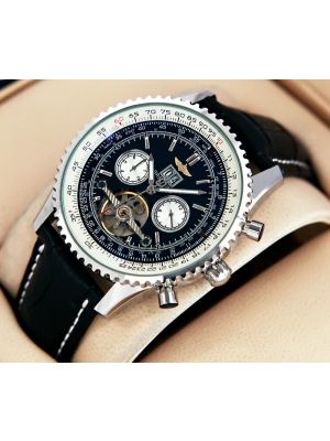Breitling Navitimer Tourbillon Black Leather Strap Watch in pakistan