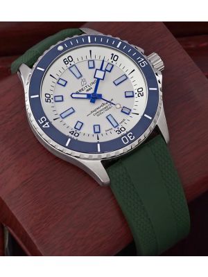 Breitling Superocean Automatic Green Straps Watch