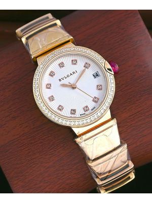 Bvlgari Lvcea Rose Gold Ladies Watch