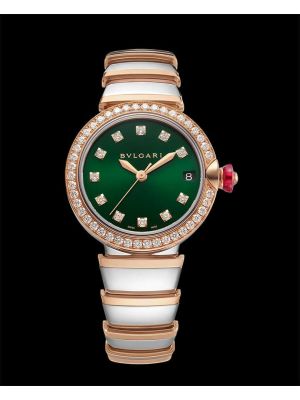 Bvlgari Lvcea Green Dial Ladies Watch