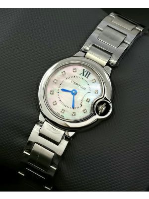 Cartier Ballon Bleu Mother of Pearl Dial Mini Ladies Watch