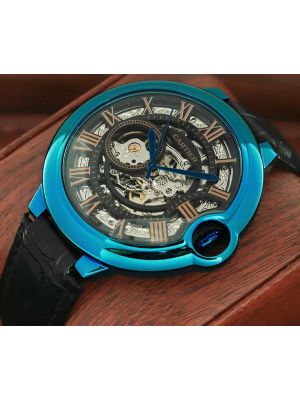 Cartier Ballon Bleu Skeleton Dial Watch