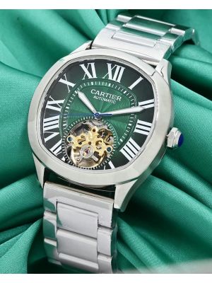 Cartier Drive de Cartier Flying Tourbillon Green Dial Watch