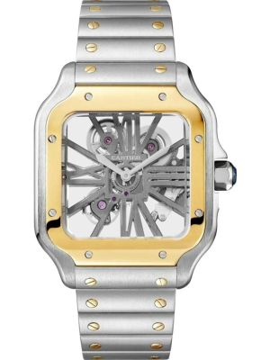 Cartier Santos De Cartier Skeleton Watch