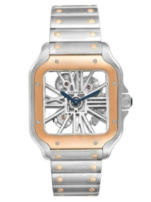 Cartier Santos De Cartier Skeleton Watch