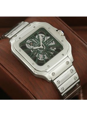 Cartier Santos De Cartier Skeleton Watch