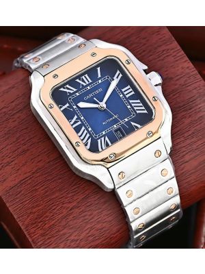 Cartier Santos De Cartier Two Tone Watch