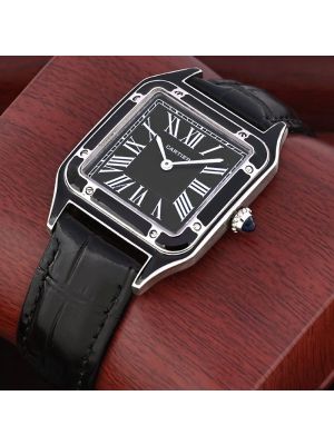 Cartier Santos Dumont Ladies Black Watch