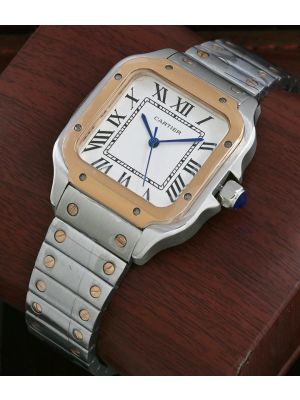 Cartier Santos Two Tone Watch
