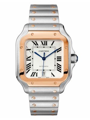 Cartier Santos De Cartier Two Tone Watch