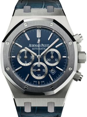Audemars Piguet Royal Oak Leo Messi Blue dial and Blue Rubber PVC strap replica in pakistan