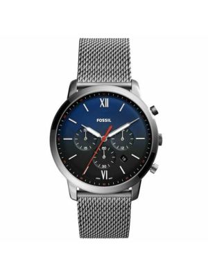 Fossil Men's Smoke Stainless Steel Mesh Bracelet Watch 