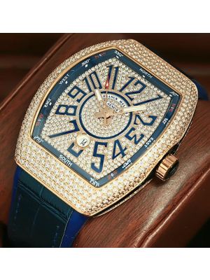 Franck Muller Vanguard Full Diamond Men's Watch