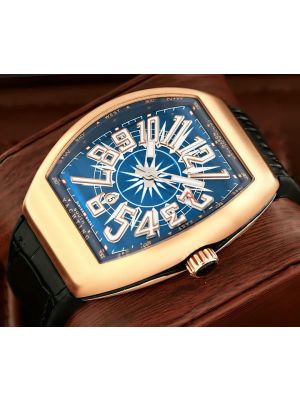 Franck Muller Yachting Collection Blue Dial Replica Watches in Lahore
