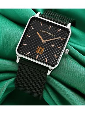 Givenchy Ultra Slim Black Dial Watch