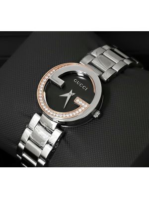 Gucci Interlocking G Black Dial Ladies Watches