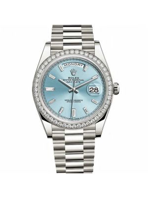 Rolex Oyster Perpetual Day Date 40 Light  Blue Dial Watches Online Pakistan‎