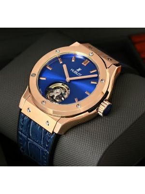 Hublot Classic Fusion Tourbillon Blue Watches 