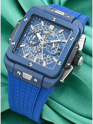 Hublot Square Bang Unico Blue Watch