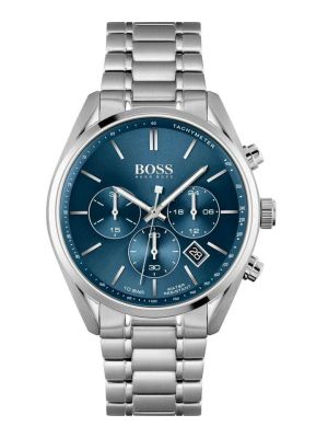 Hugo Boss Mens Chronograph Champion Blue Dial 44mm Watch