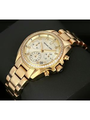 Michael Kors Gold Tone Chronograph Ladies  Watches Pakistan, 