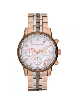 Michael Kors Women's MK5642 Ritz Tri-tone Watch