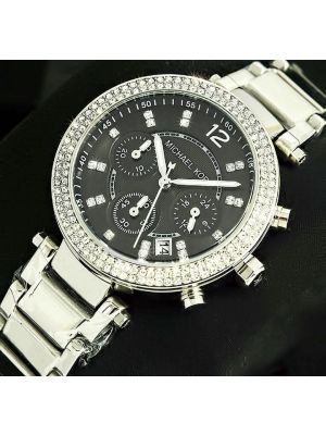 Michael Kors Parker Black Dial Watch