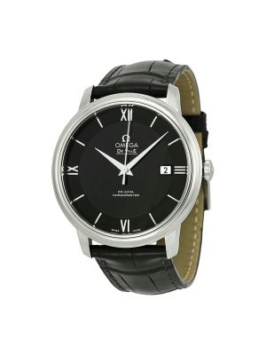High quality replica Omega De-Ville Black Dial Mens Watch 