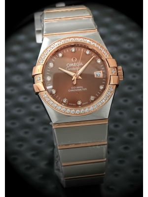 Omega Constellation Unisex Brown Dial Buy Online Watches