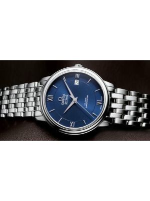 Omega Devill Prestige Blue Dial Watch