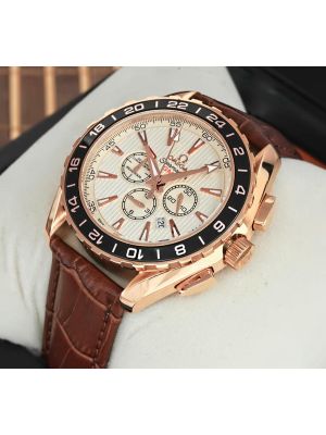 Omega Seamaster Aqua Terra GMT Chronograph Men Watches