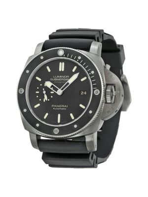 Panerai Luminar Submersible 1950 Amagnetic Black Dial Black Rubber Men’s  Pakistan