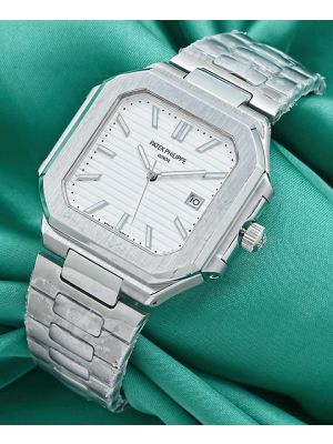 Patek Philippe Cubitus 45mm White Dial Watch