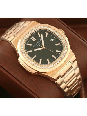Patek Philippe Nautilus Black Dial Watch