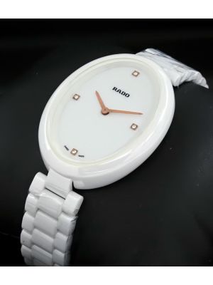 Rado Jubile Quartz White Ceramic Watch 
