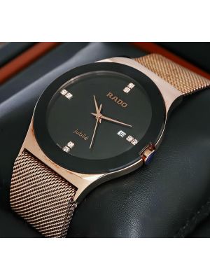 Rado Rose Gold Mesh Band Replica Watches in Lahore